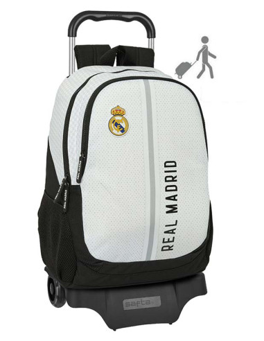 Mochila grande Real Madrid con carro escolar 2024-25