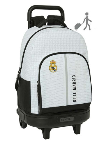 Mochila grande Real Madrid con ruedas compac 2024-25