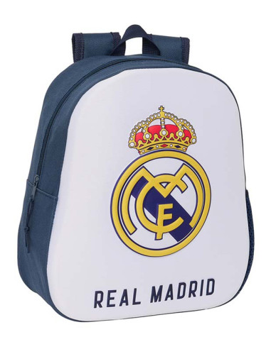 Mochila Real Madrid con escudo 3D