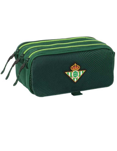 Estuche porta todo triple Real Betis con bolsillo auxiliar 2024-25