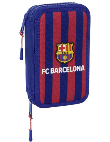 Plumier doble 28 piezas escolares FC Barcelona 2024-25