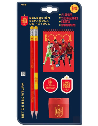 Set de papelería Selección Española de Fútbol 2024