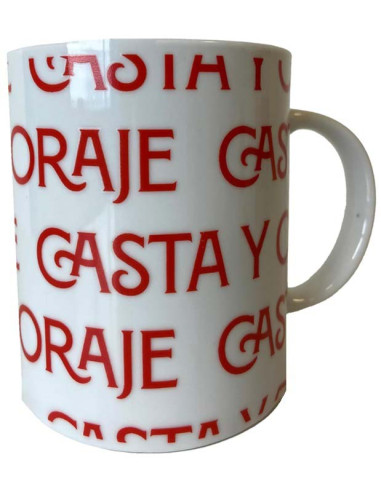 Taza de porcelana Sevilla FC Casta y Coraje caja de regalo