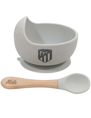 Set alimentación de silicona bebé Atlético de Madrid