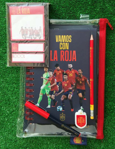 Pack 5 piezas escolares Selección Española de Fútbol