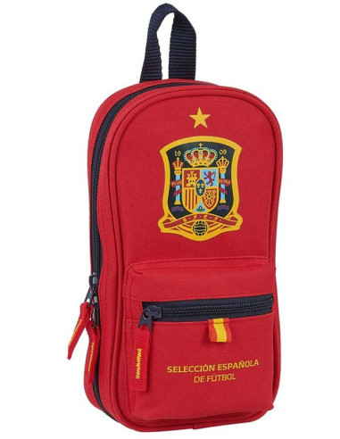 Plumier mini mochila Selección Española 4 estuches llenos