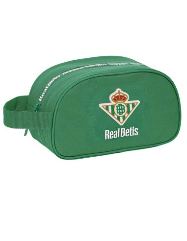 Neceser Real Betis con asa adaptable a carro material reciclado