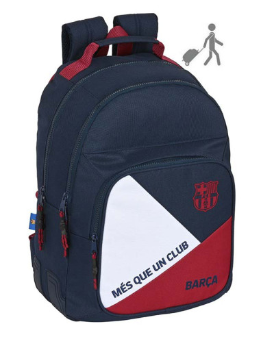 Mochila grande multi bolsillos FC Barcelona reforzada en la base