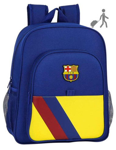 Mochila infantil FC Barcelona multicolor adaptable a carro