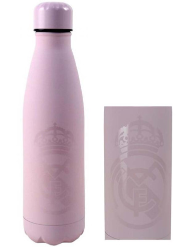 Botella de acero doble pared Real Madrid 550 ml rosa