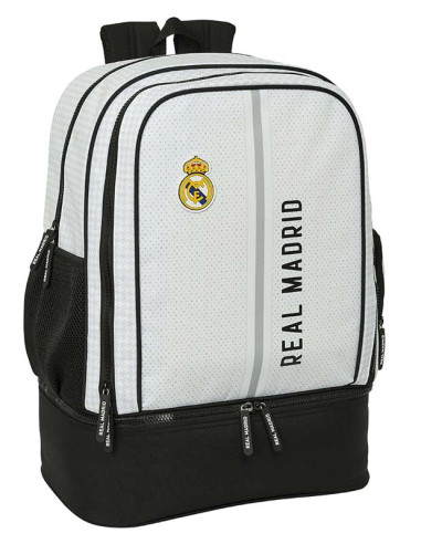 Mochila deportiva Real Madrid con zapatillero juvenil y adulto