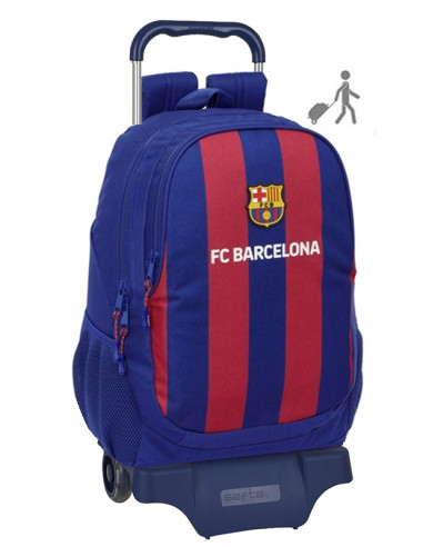 Mochila grande FC Barcelona con carro 1º equip. 2024-25