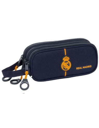 Estuche porta todo triple Real Madrid 2ª equipación 2024-25