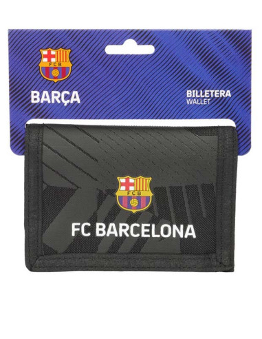 Cartera billetero FC Barcelona black con tarjetero y monedero 2024-25