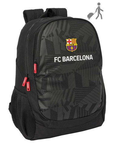 Mochila grande FC Barcelona Black 2024-25 adaptable a carro