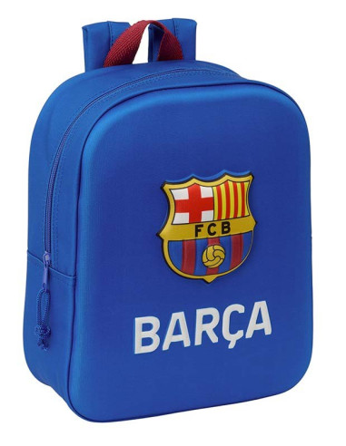 Mochila guardería FC Barcelona con escudo 3D