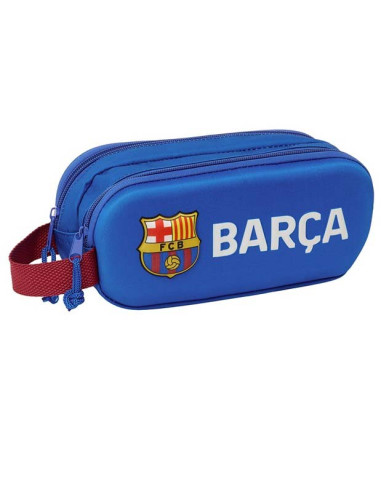 Estuche porta todo doble 3D FC Barcelona