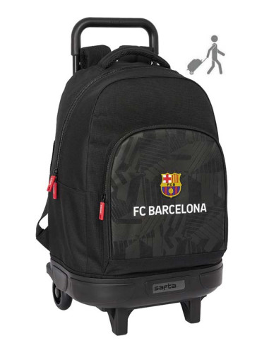 Mochila grande ruedas Compac FC Barcelona Black 2024-25