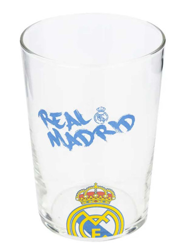 Vaso grande de cristal sidra Real Madrid 500 ml