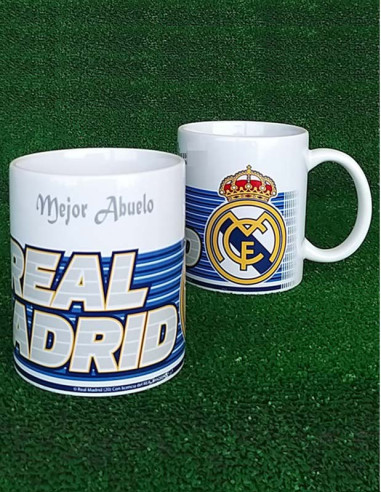 Taza de cerámica Real Madrid Mejor Abuelo