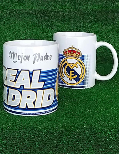 Taza de cerámica Real Madrid Mejor Padre