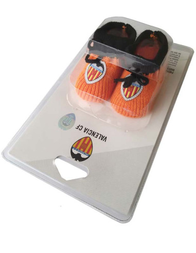 Patucos bebé Valencia CF color naranja