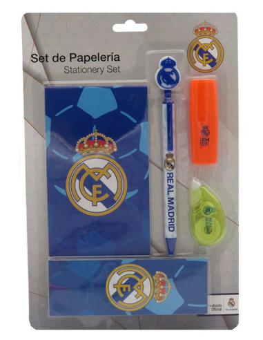 Set de papelería productos Real Madrid