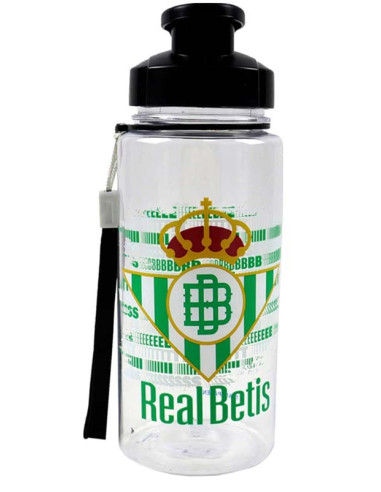 Botella cantimplora translúcida Real Betis 550 ml