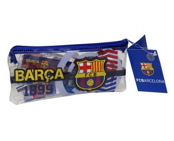 Estuche de regalo con accesorios ecolares FC Barcelona