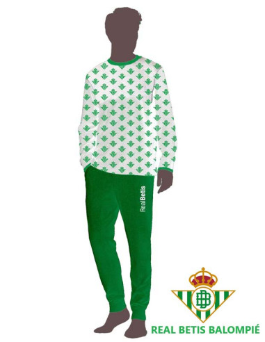 Pijama Real Betis infantil manga larga invierno 2025