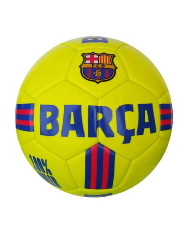 Balón FC Barcelona reglamentario amarillo flúor 2025