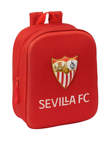 Mochila guardería Sevilla FC con escudo 3D