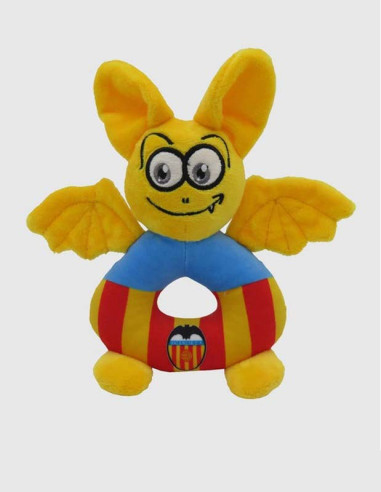 Sonajero Valencia CF murcielaguito de peluche