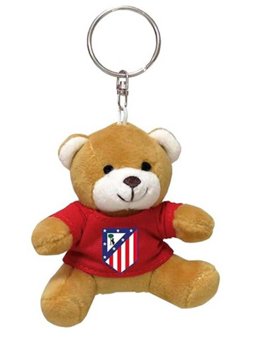 Llavero de peluche osito Atlético de Madrid