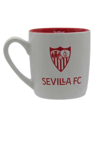 Taza Sevilla FC cerámica multicolor en caja de regalo