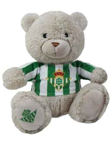 Osito peluche del Real Betis con camiseta 25 cm.