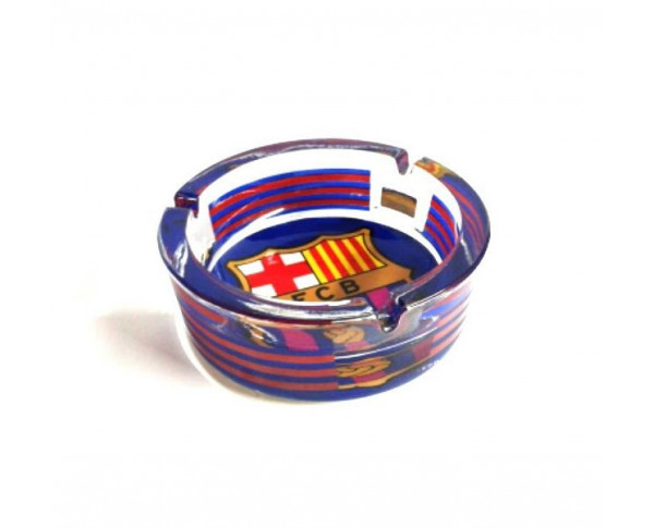 Cenicero de cristal sobremesa FC Barcelona